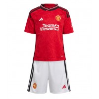 Dres Manchester United Domaci za djecu 2023-24 Kratak Rukav (+ kratke hlače)
